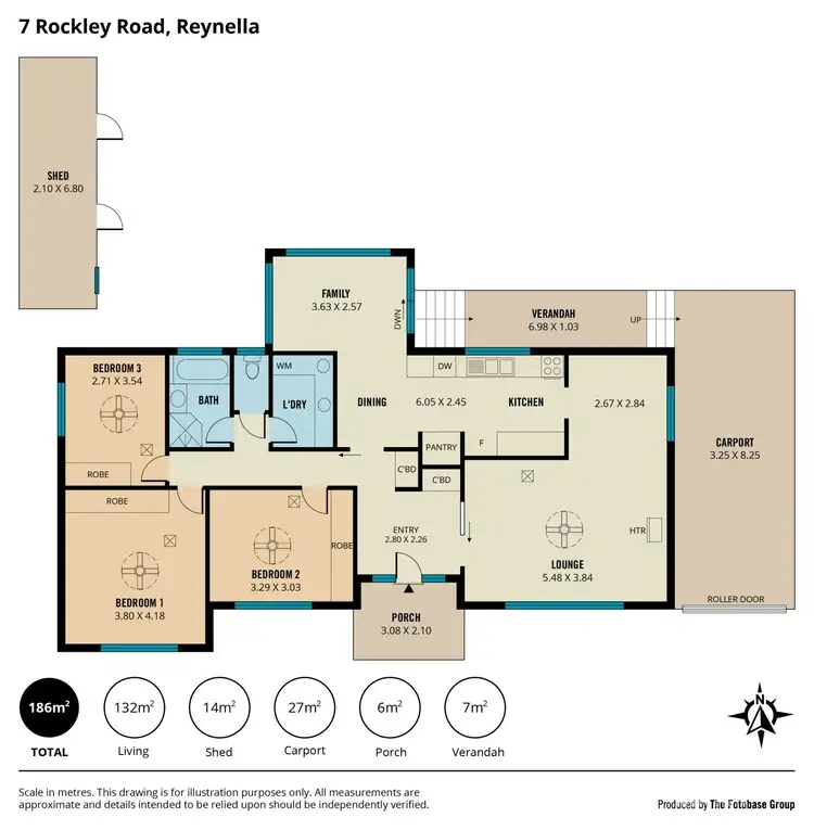 Floorplan of Homely house listing, 7 Rockley Road, Reynella SA 5161