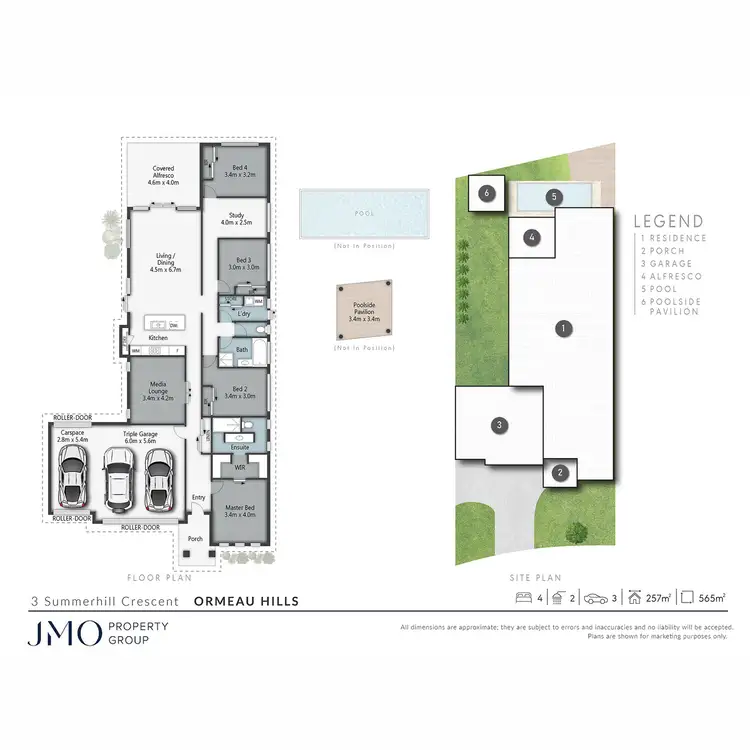 Floorplan of Homely house listing, 3 Summerhill Crescent, Ormeau Hills QLD 4208