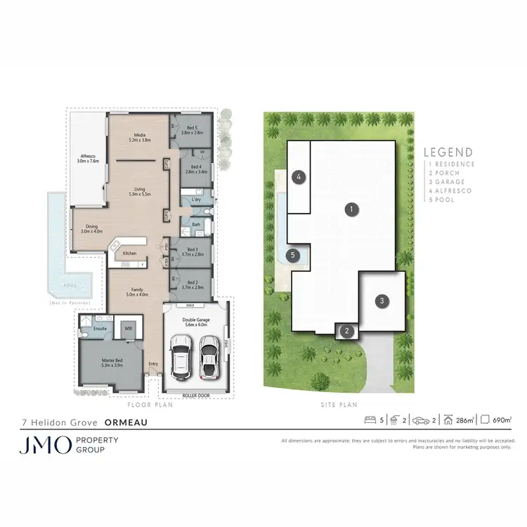 Floorplan of Homely house listing, 7 Helidon Grove, Ormeau QLD 4208
