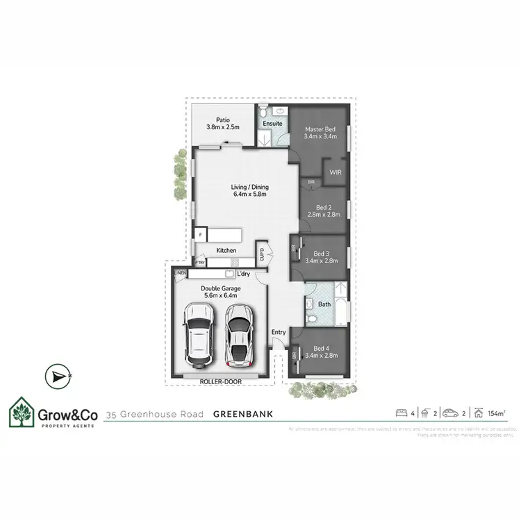 Floorplan of Homely house listing, 35 Greenhouse Road, Greenbank QLD 4124