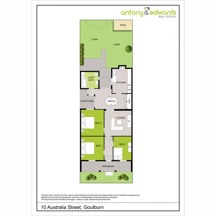 Floorplan of Homely house listing, 10 Australia Street, Goulburn NSW 2580