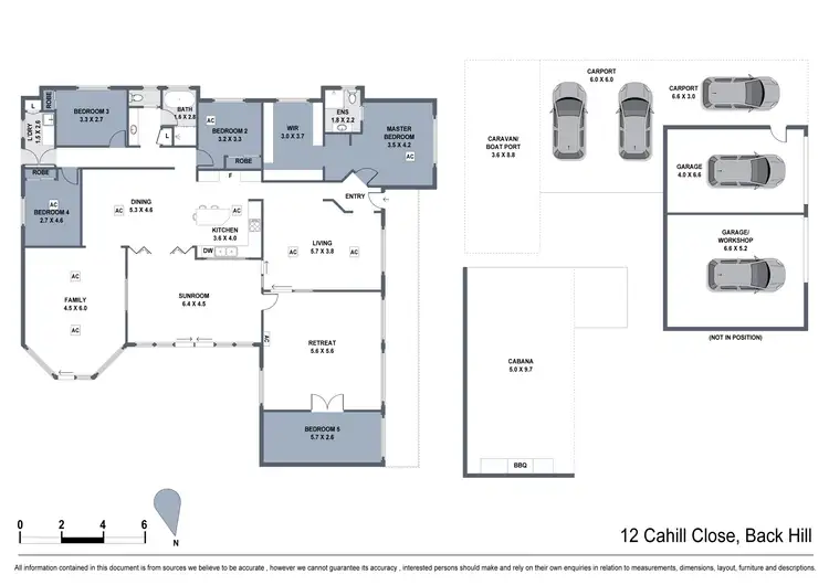Floorplan of Homely rural property listing, 12 Cahill Close, Black Hill NSW 2322