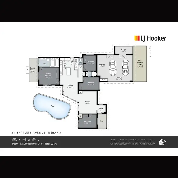 Floorplan of Homely house listing, 16 Bartlett Avenue, Nerang QLD 4211