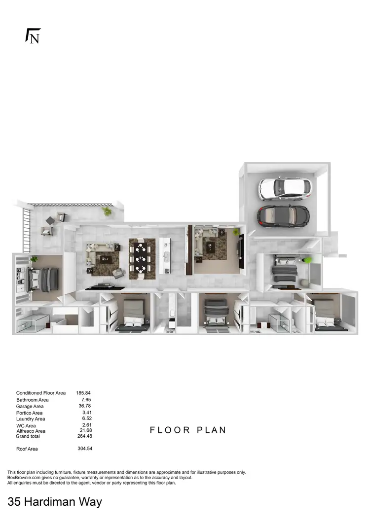 Floorplan of Homely house listing, 35 Hardiman Way, Griffith NSW 2680