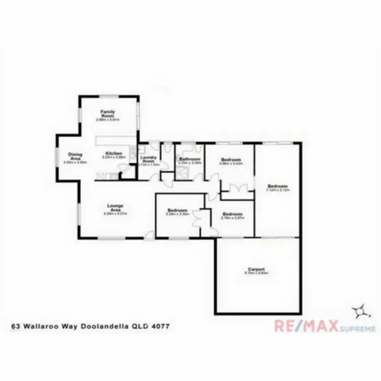 Floorplan of Homely house listing, 63 Wallaroo Way, Doolandella QLD 4077