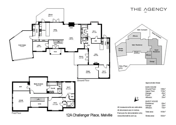 Floorplan of Homely house listing, 12A Challenger Place, Melville WA 6156
