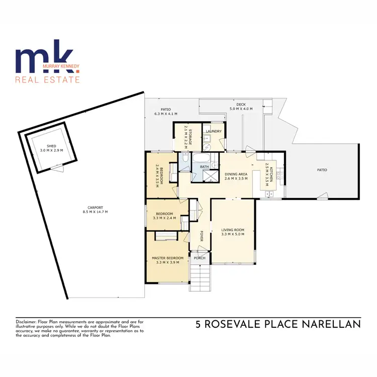 Floorplan of Homely house listing, 5 Rosevale Place, Narellan NSW 2567
