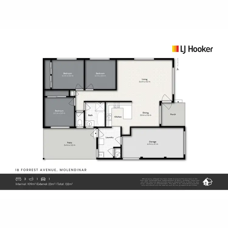 Floorplan of Homely house listing, 18 Forrest Avenue, Molendinar QLD 4214