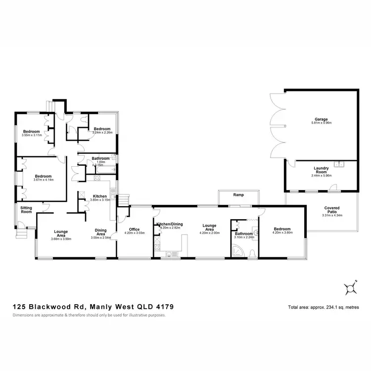 Floorplan of Homely house listing, 125 Blackwood Road, Manly West QLD 4179