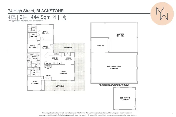 Floorplan of Homely house listing, 74 High Street, Blackstone QLD 4304