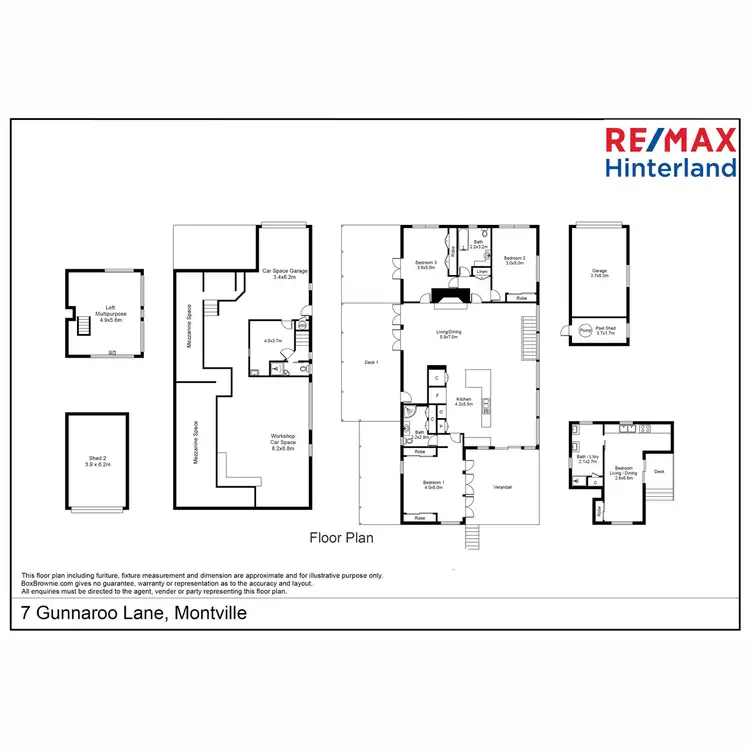 Floorplan of Homely house listing, 7 Gunnaroo Lane, Montville QLD 4560
