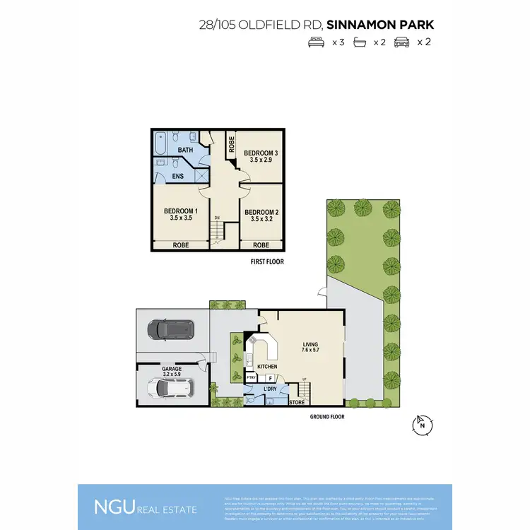 Floorplan of Homely townhouse listing, 28/105 Oldfield Road, Sinnamon Park QLD 4073