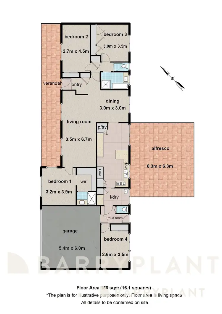 Floorplan of Homely house listing, 1 Sherriff Road, Emerald VIC 3782