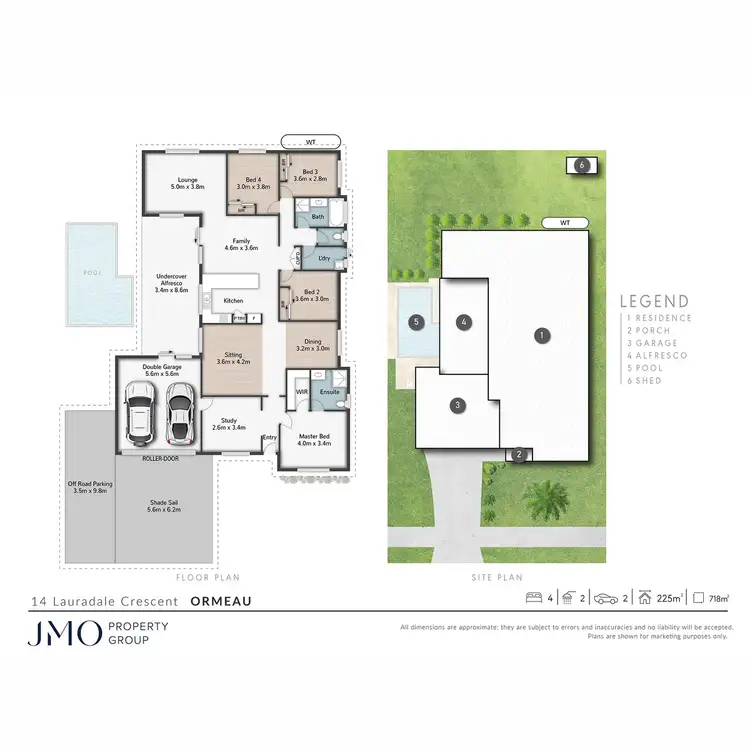 Floorplan of Homely house listing, 14 Lauradale Crescent, Ormeau QLD 4208