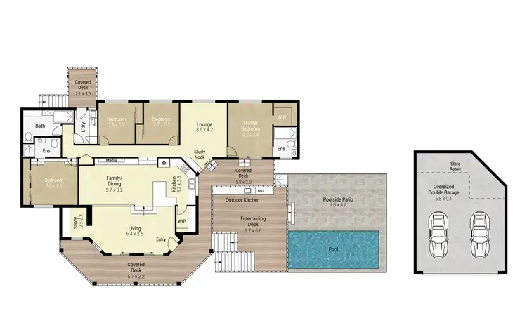 Floorplan of Homely house listing, 5 Booran Street, Hope Island QLD 4212