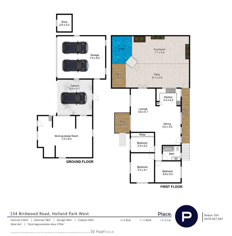 Floorplan of Homely house listing, 154 Birdwood Road, Holland Park West QLD 4121