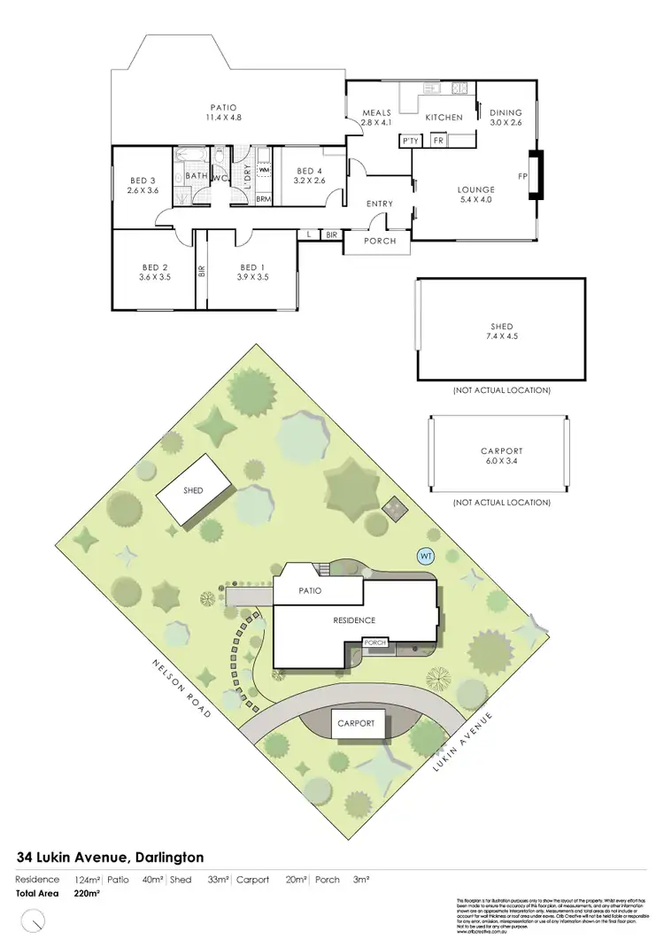 Floorplan of Homely house listing, 34 Lukin Avenue, Darlington WA 6070
