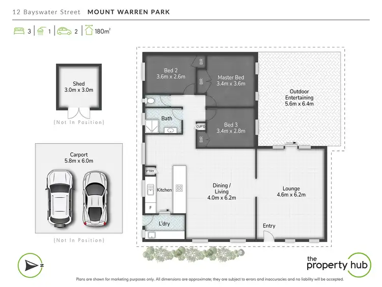 Floorplan of Homely house listing, 12 Bayswater Street, Mount Warren Park QLD 4207