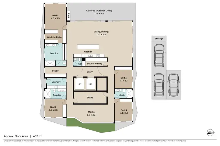Floorplan of Homely apartment listing, 6/2 Scott Street, Kangaroo Point QLD 4169