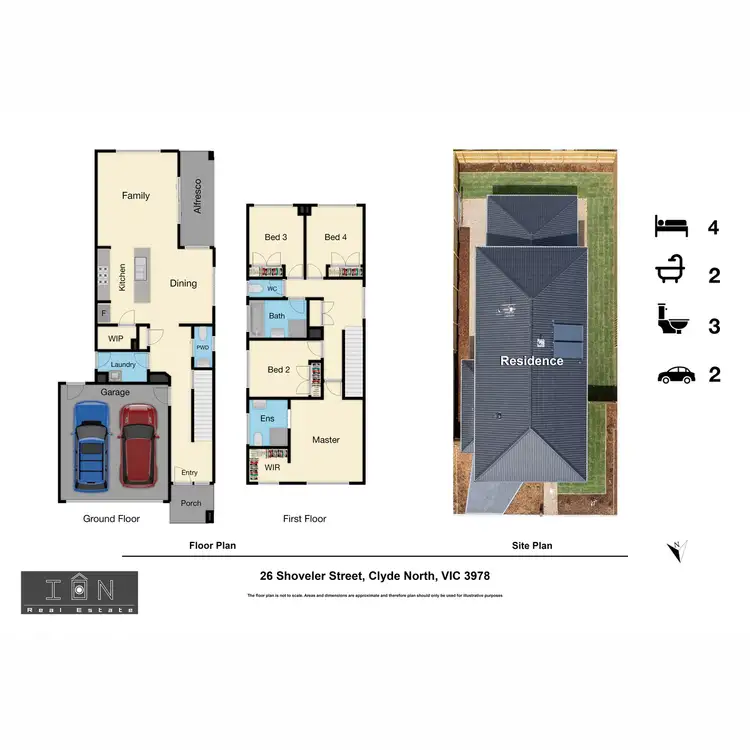 Floorplan of Homely house listing, 26 Shoveler Street, Clyde North VIC 3978