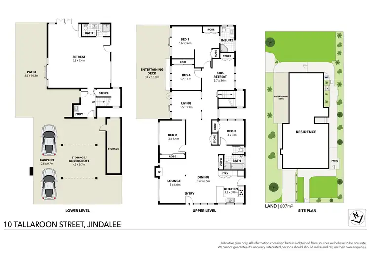 Floorplan of Homely house listing, 10 Tallaroon Street, Jindalee QLD 4074