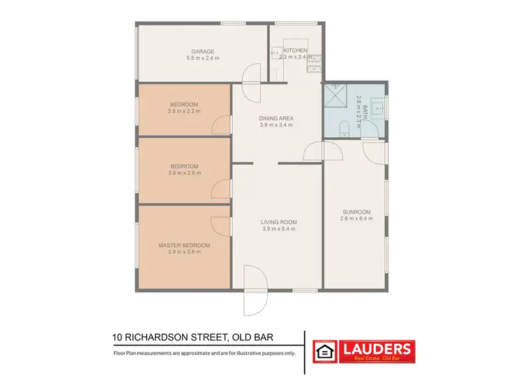 Floorplan of Homely house listing, 10 Richardson Street, Old Bar NSW 2430