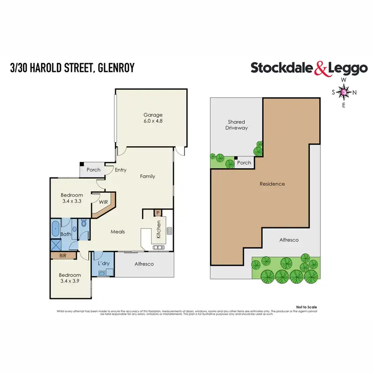 Floorplan of Homely unit listing, 3/30 Harold Street, Glenroy VIC 3046