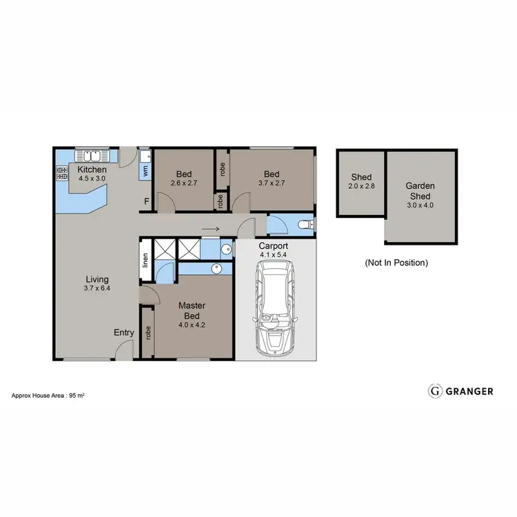 Floorplan of Homely house listing, 22 Daly Avenue, Rye VIC 3941
