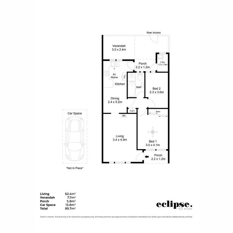 Floorplan of Homely house listing, 1/3 Sturdee Street, Broadview SA 5083