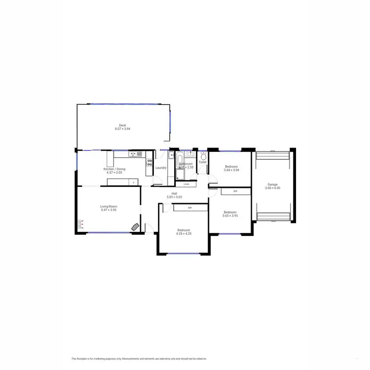 Floorplan of Homely house listing, 3 Hillcrest Avenue, Mount Gambier SA 5290