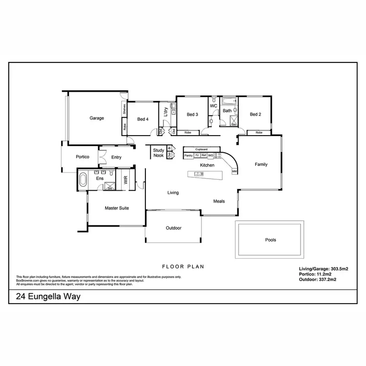 Floorplan of Homely house listing, 24 Eungella Way, Buderim QLD 4556