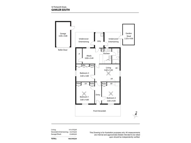 Floorplan of Homely house listing, 16 Thirteenth Street, Gawler South SA 5118