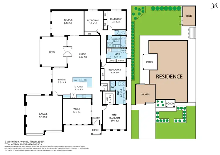 Floorplan of Homely house listing, 9 Wellington Avenue, Tatton NSW 2650