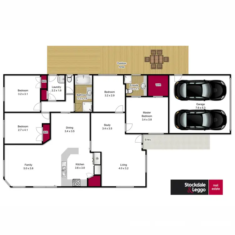 Floorplan of Homely house listing, 56 Gabo Way, Morwell VIC 3840