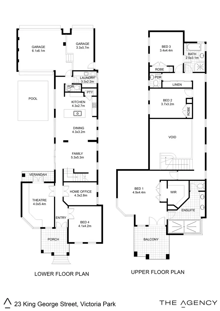 Floorplan of Homely house listing, 23 King George Street, Victoria Park WA 6100