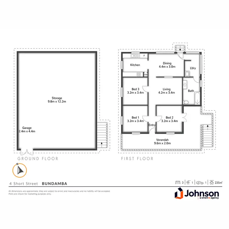 Floorplan of Homely house listing, 4 Short Street, Bundamba QLD 4304