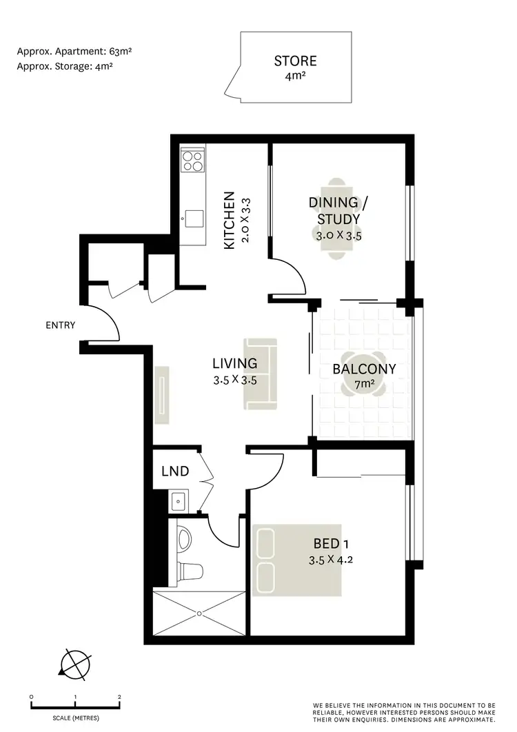 Floorplan of Homely apartment listing, 437/22 Hudson Street, Lewisham NSW 2049