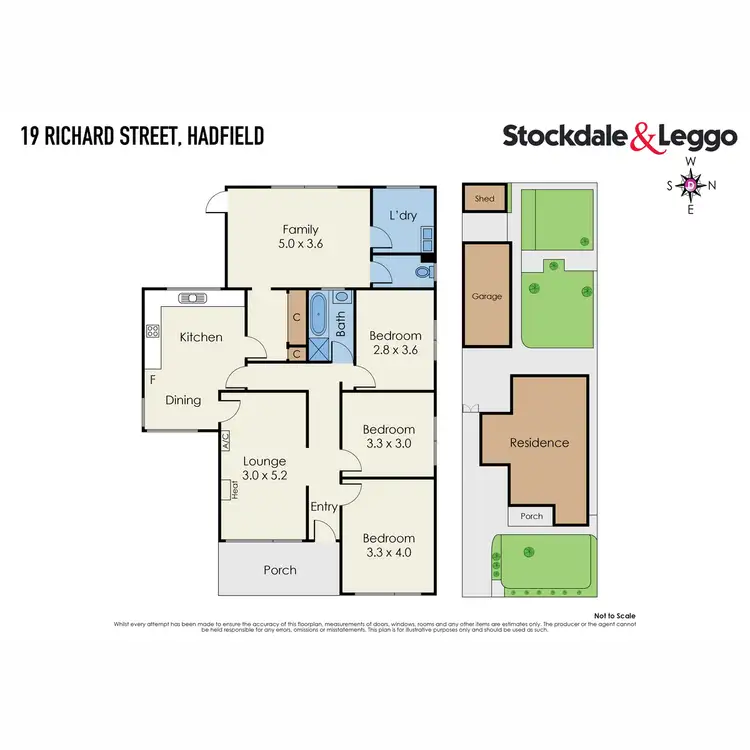 Floorplan of Homely house listing, 19 Richard Street, Hadfield VIC 3046
