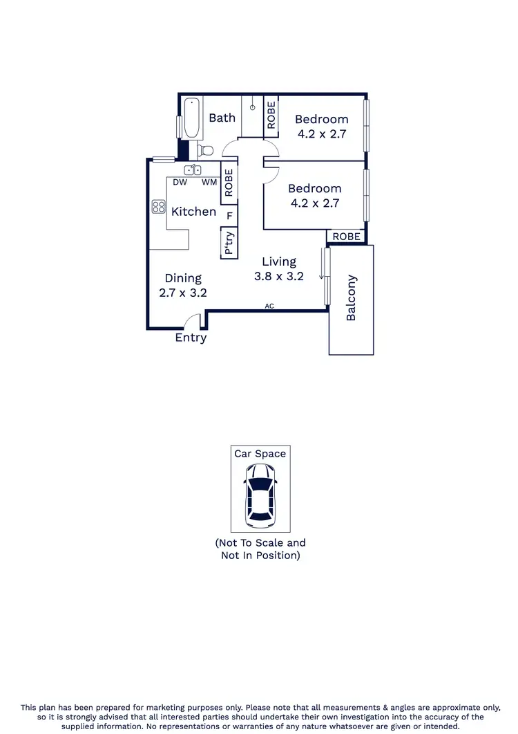 Floorplan of Homely unit listing, 10/237 Ascot Vale Road, Ascot Vale VIC 3032