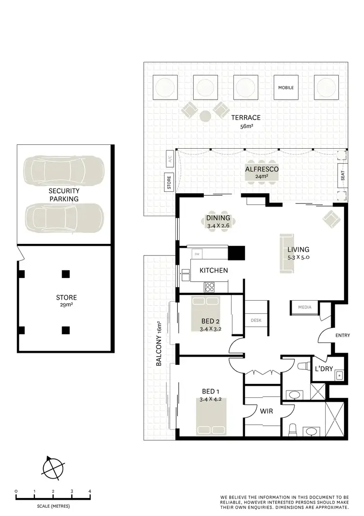Floorplan of Homely apartment listing, 20/1-3 Brodie Street, Paddington NSW 2021