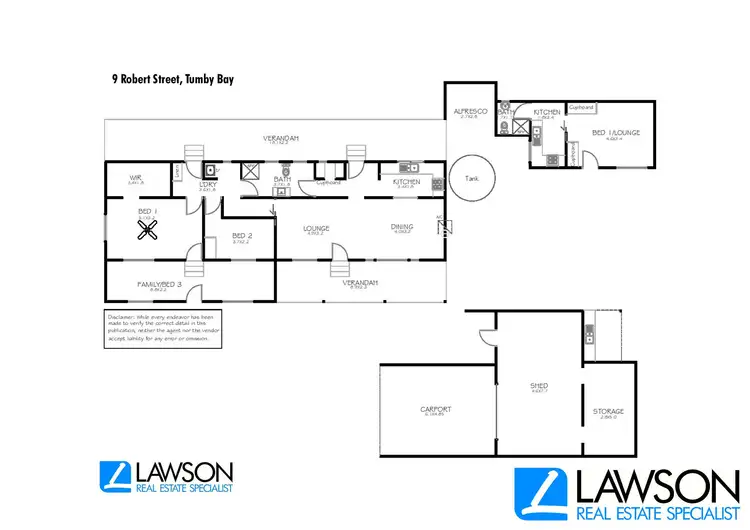 Floorplan of Homely house listing, 9 Robert Street, Tumby Bay SA 5605
