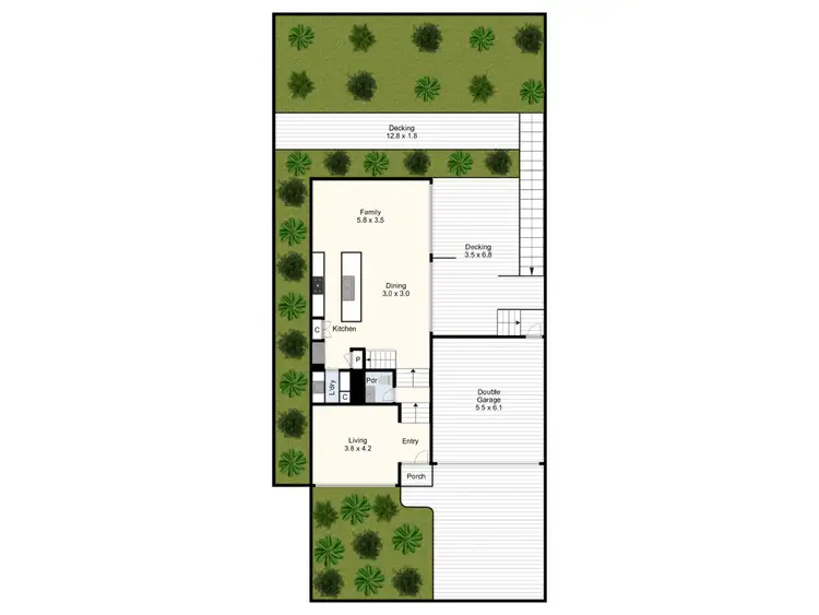 Floorplan of Homely house listing, 26 Ochre Place, Mount Waverley VIC 3149
