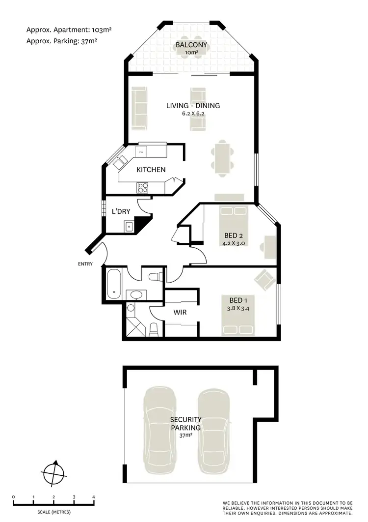 Floorplan of Homely apartment listing, 6/28 Mortimer Lewis Drive, Huntleys Cove NSW 2111