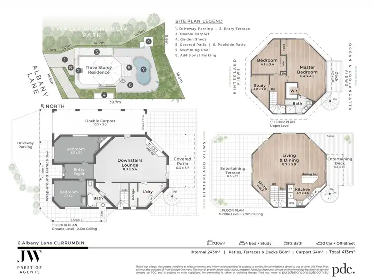 Floorplan of Homely house listing, 6 Albany Lane, Currumbin QLD 4223