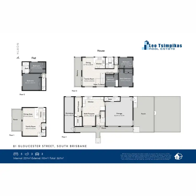 Floorplan of Homely house listing, 81 Gloucester Street, South Brisbane QLD 4101