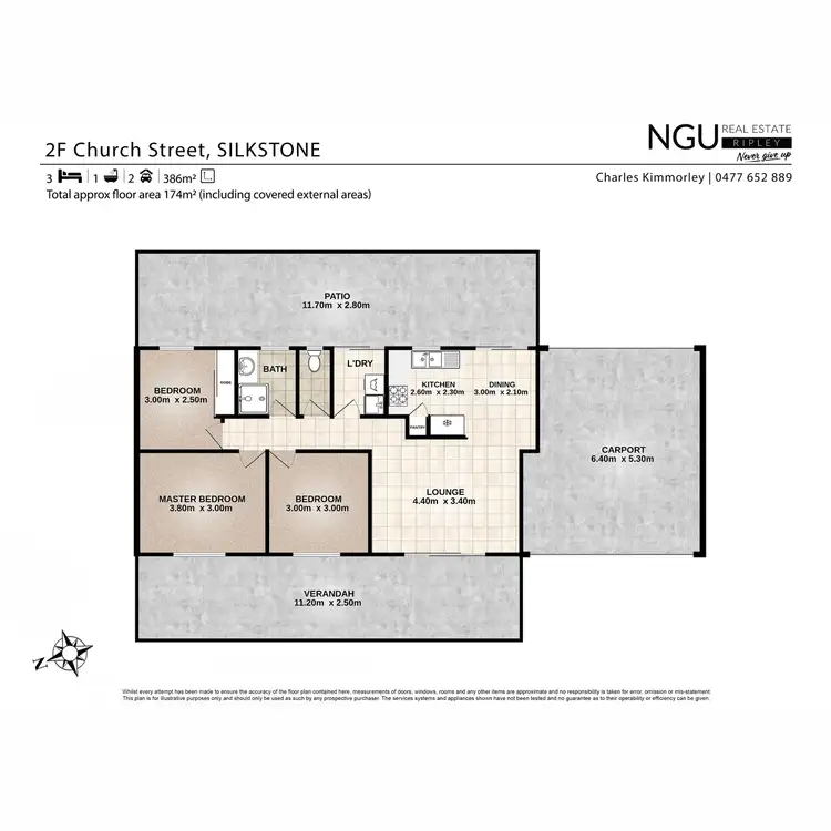 Floorplan of Homely house listing, 2F Church Street, Silkstone QLD 4304