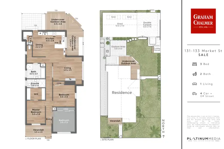 Floorplan of Homely house listing, 131-133 Market Street, Sale VIC 3850