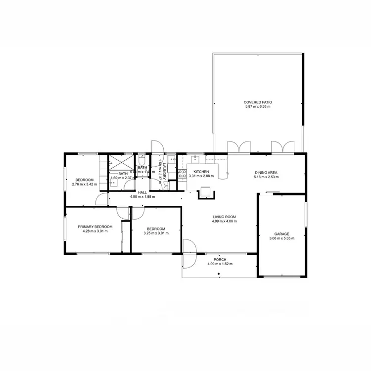 Floorplan of Homely house listing, 7 Sloane Street, Kalkie QLD 4670