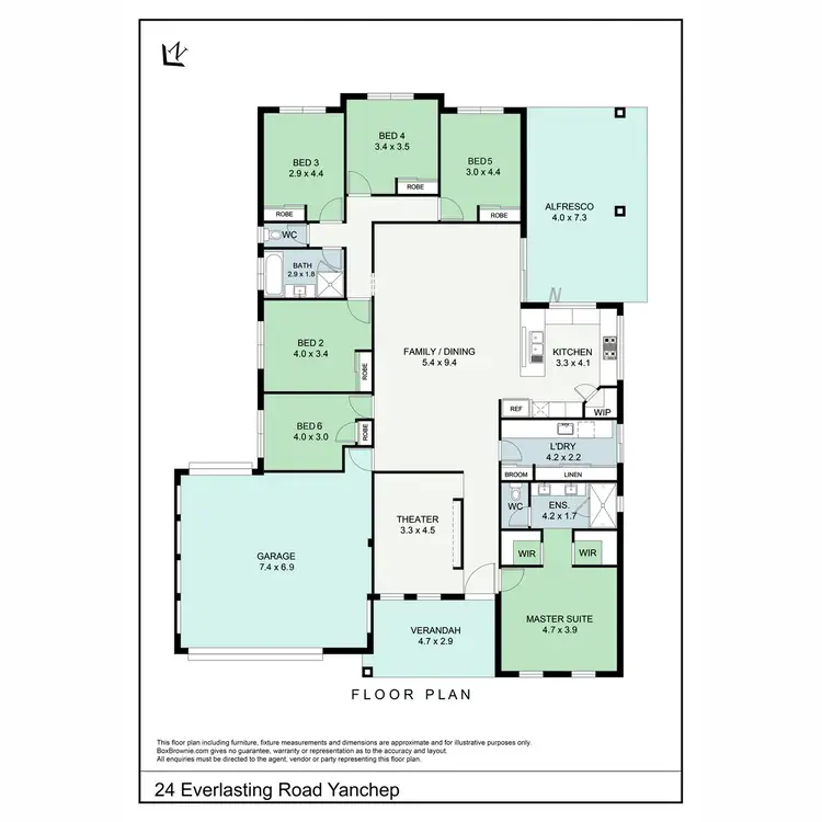 Floorplan of Homely house listing, 24 Everlasting Road, Yanchep WA 6035