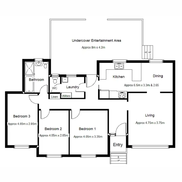 Floorplan of Homely house listing, 71 Seaview Road, Port Augusta SA 5700